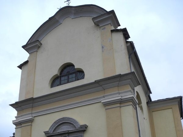 Ecomuseo Val Sanagra - Chiesa dei SS. Caterina, Bernardo e Francesco Saverio, facciata - Cardano